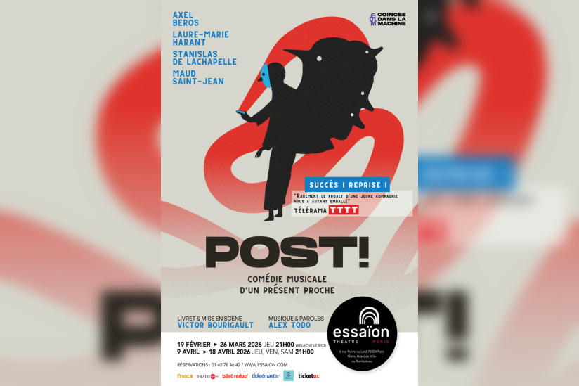 Post ! : Comédie musicale d’un présent proche au Théâtre Essaïon