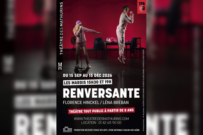 Renversante : un théâtre en famille aux Mathurins à Paris
