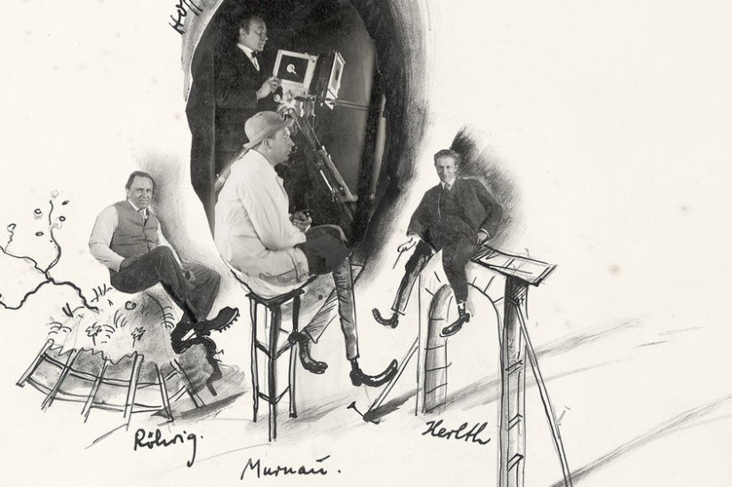 Document d’archives autour de Faust et de Friedrich Wilhelm Murnau