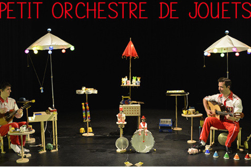 Petit Orchestre de Jouets, spectacle musical pour tout-petits au Théâtre des Sablons