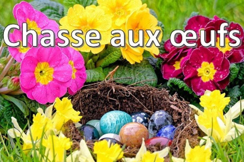 Chasse aux oeufs de Pâques 2018 au Domaine de Courson 91