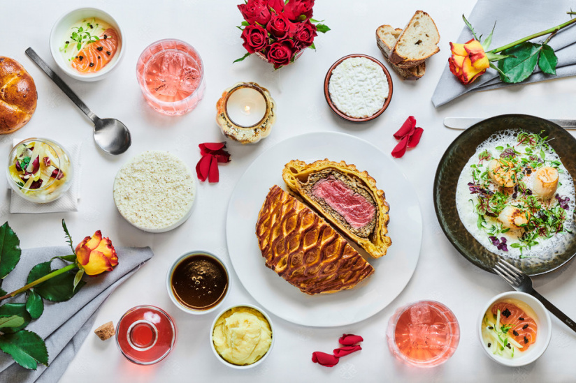 Menu de Saint-Valentin 2022 de Stéphanie Le Quellec chez MAM en livraison et à emporter