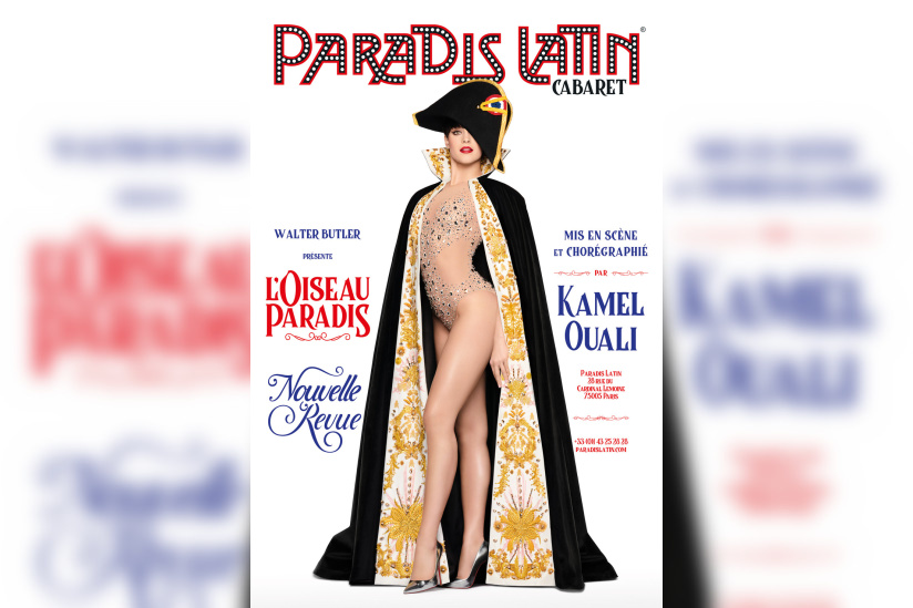 L'oiseau Paradis, le sepctacle du cabaret Le Paradis Latin à Paris : invitations