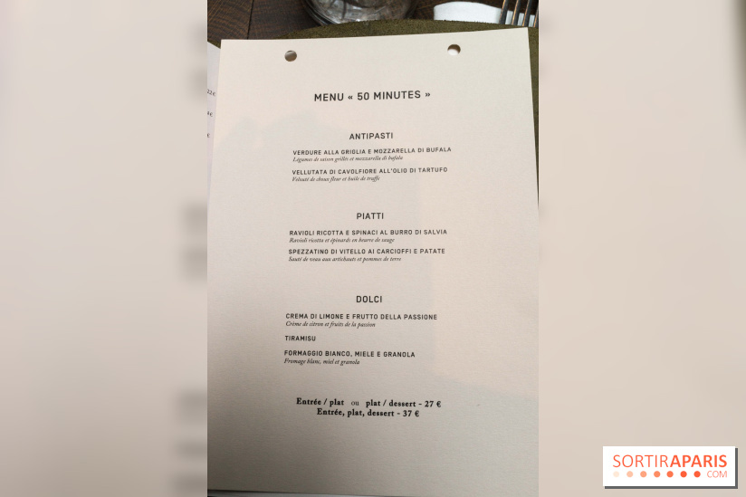 Ristorante National : le restaurant Italien du flambant neuf Hotel des Arts et Métiers