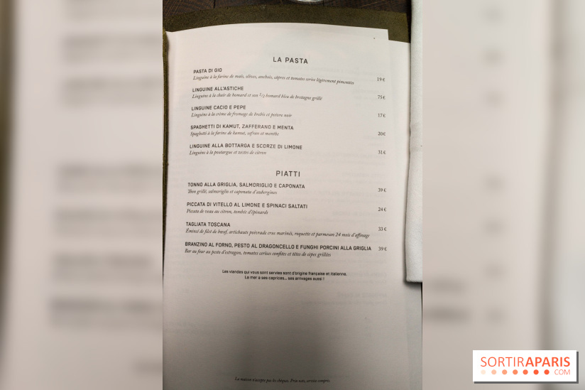 Ristorante National : le restaurant Italien du flambant neuf Hotel des Arts et Métiers