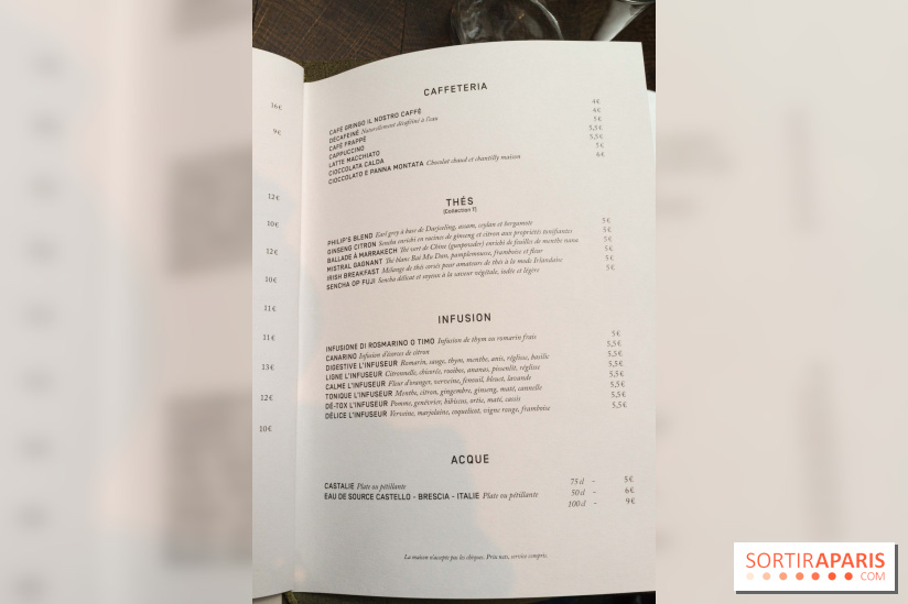 Ristorante National : le restaurant Italien du flambant neuf Hotel des Arts et Métiers