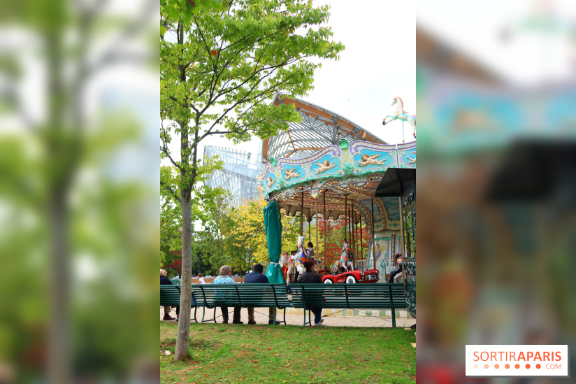 Le Village des Manèges provisoire du Jardin d'Acclimatation