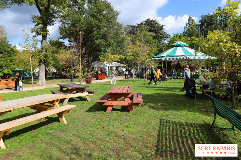 Le Village des Manèges provisoire du Jardin d'Acclimatation