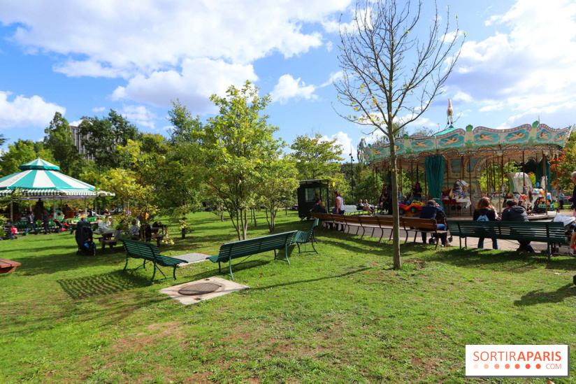 Le Village des Manèges provisoire du Jardin d'Acclimatation