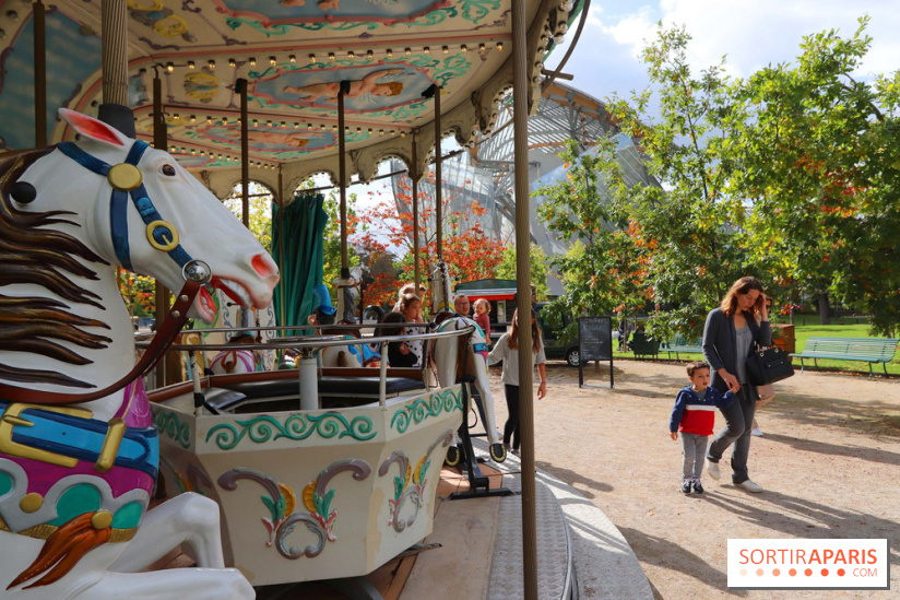 Le Village des Manèges provisoire du Jardin d'Acclimatation