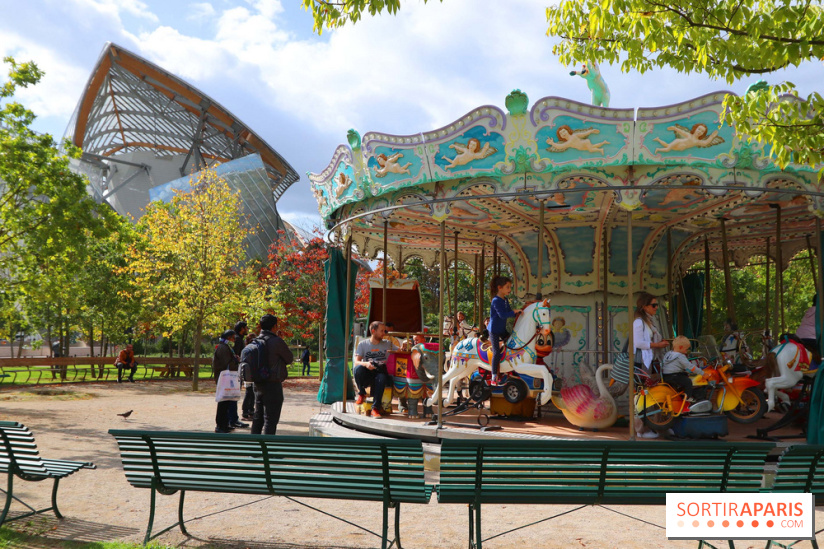 Le Village des Manèges provisoire du Jardin d'Acclimatation