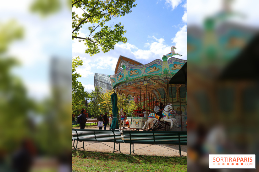 Le Village des Manèges provisoire du Jardin d'Acclimatation