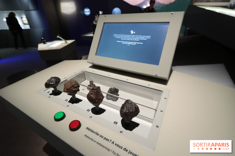 Exposition Météorites au Muséum national d'Histoire naturelle, les photos