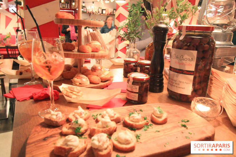 Dégustation d'antipasti à Non Solo Pizze