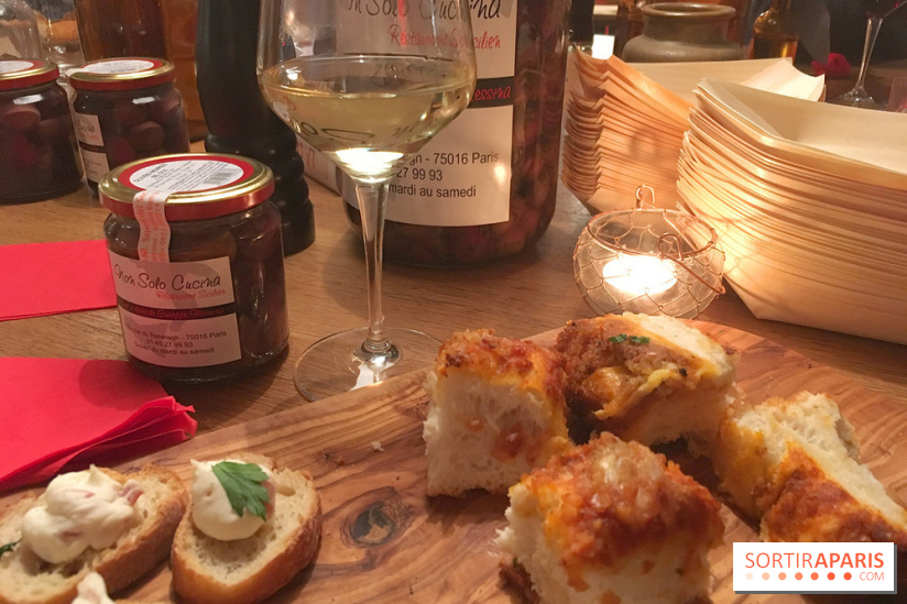 Dégustation d'antipasti à Non Solo Pizze