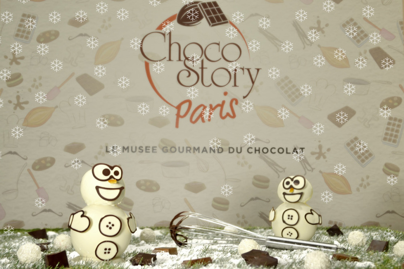 Créez votre bonhomme de neige à croquer au Musée du Chocolat !