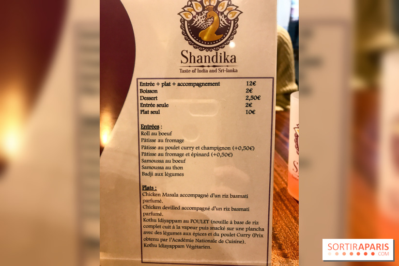 Shandika, le resto street food Sri Lankais