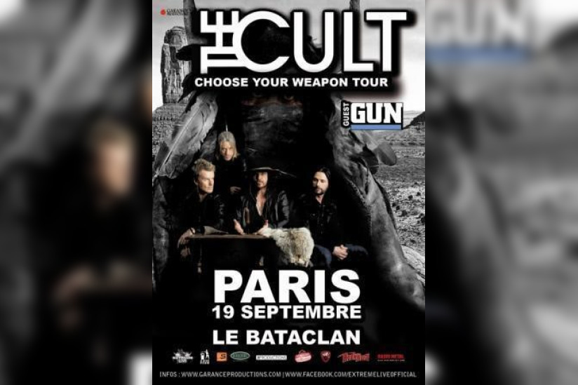 THE CULT en concert le 19 septembre au Bataclan