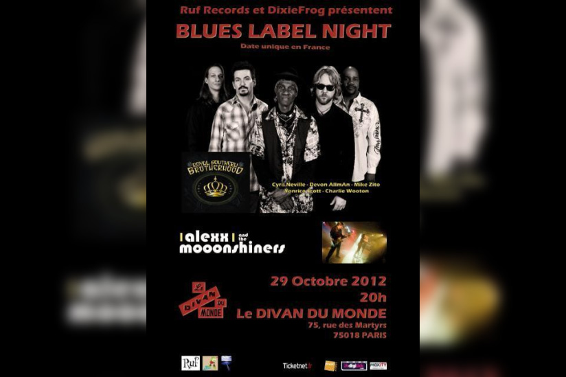 BLUES LABEL NIGHT / Royal Southern Brotherhood - Alexx & MoOonshiners