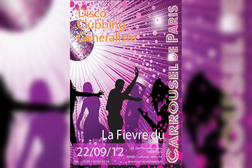 Soirée disco clubbing