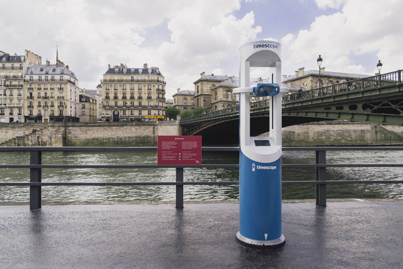 Timescope, la borne qui fait voyager dans le temps  