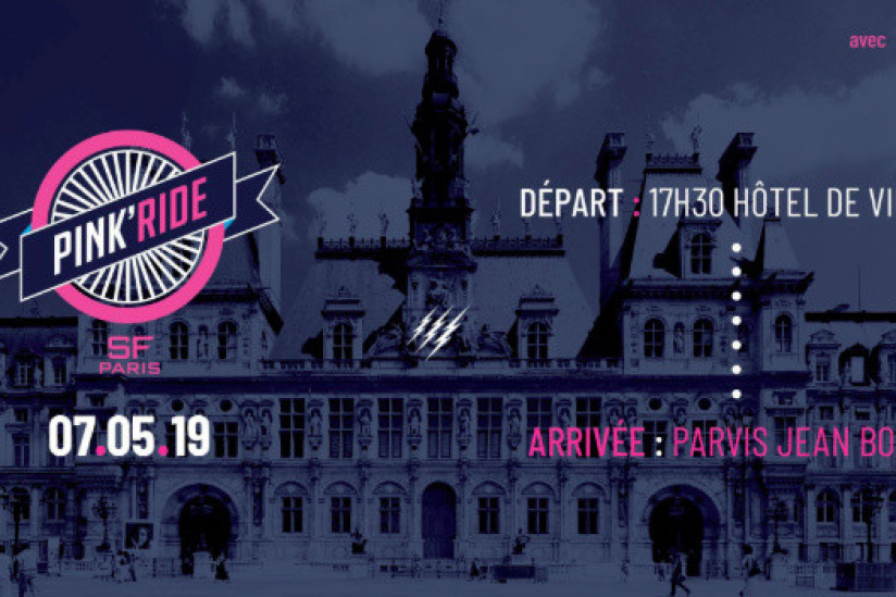 La Pink Ride traverse Paris avec le Stade Français 