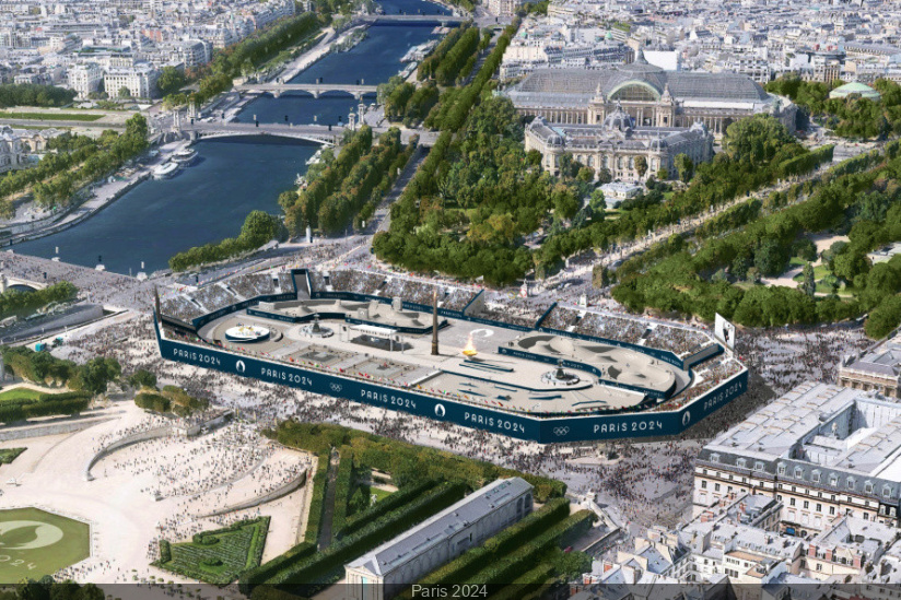 JO Paris 2024 la place de la Concorde transformée en stade olympique