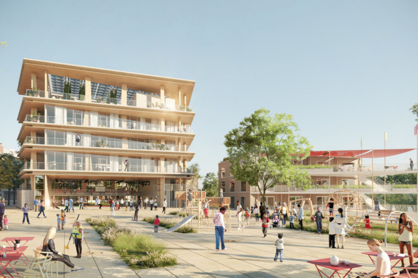 JO Paris 2024 : l'écoquartier fluvial de l'Île Saint Denis 