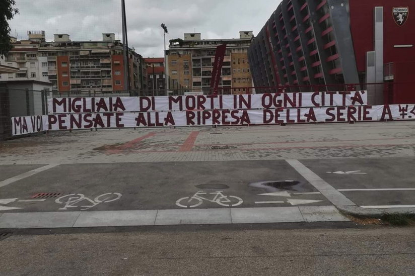 Coronavirus : des groupes de supporters européens se mobilisent contre la reprise du football