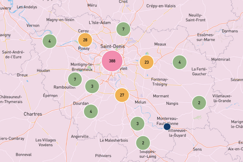 Coronavirus : Carte des lieux de dépistage en Île-de-France, 162 à Paris 