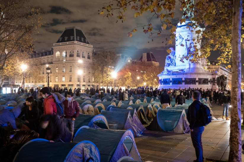 Évacuation des migrants place de la République à Paris : des
