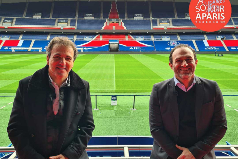 "50 ans du PSG" : l'interview de Jérôme Touboul au Parc des Princes sur 34LIVE Champs-Élysées