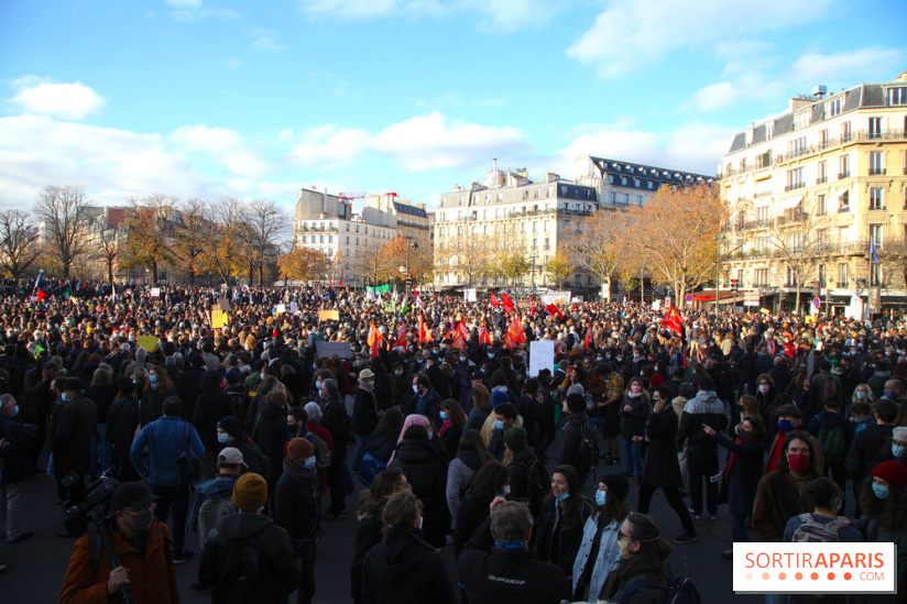 Marche des solidarités "Liberté, Égalité, Papiers" entre Opéra et Hôtel de Ville à Paris ce vendredi