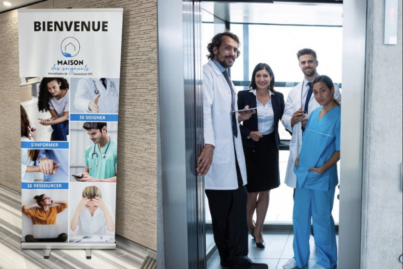 Paris : une "Maison des soignants" ouvre ses portes à deux pas de l'Arc de Triomphe