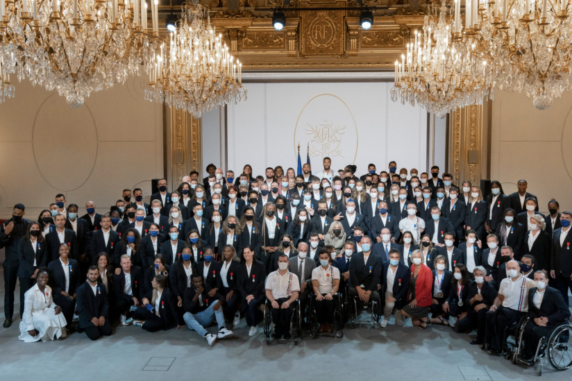 Paris 2024 : Emmanuel Macron veut "faire beaucoup plus" qu'à Tokyo lors des prochains JO