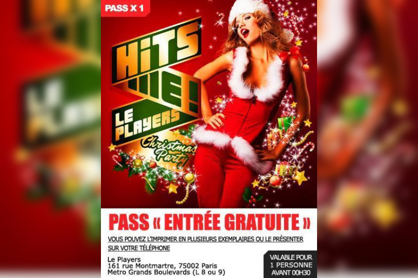 HITS ME ! ( Christmas Party ) Entrée Gratuite