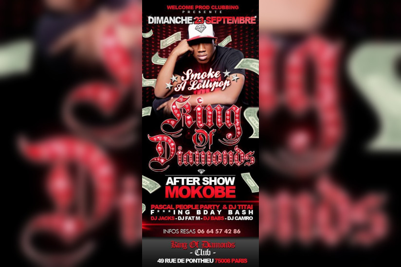 KING OF DIAMONDS SPECIALE MOKOBE AFTER SHOW & DJ TITAI & PASCAL PEOPLE PARTY F***ING BDAY BASH 