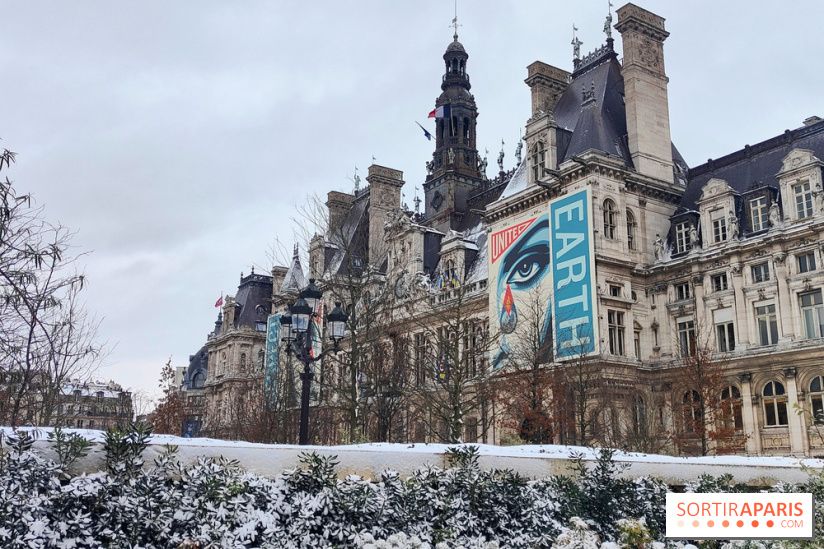 La Neige à Paris - Hôtel de Ville
