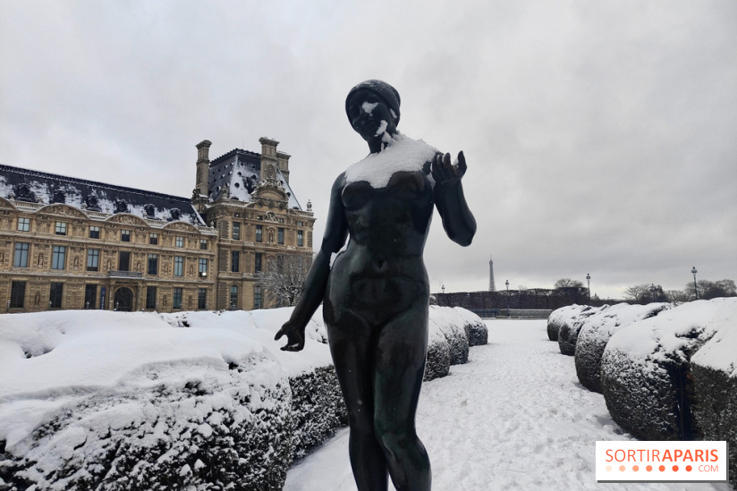 La Neige à Paris - Jardin des Tuileries