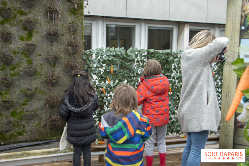 Chasse aux oeufs de Pâques Pierre Lapin au BHV Marais : les photos
