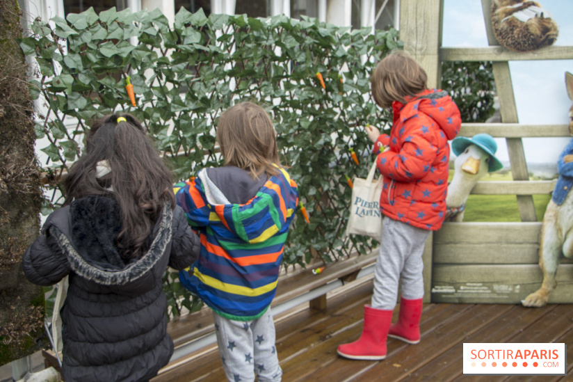 Chasse aux oeufs de Pâques Pierre Lapin au BHV Marais : les photos