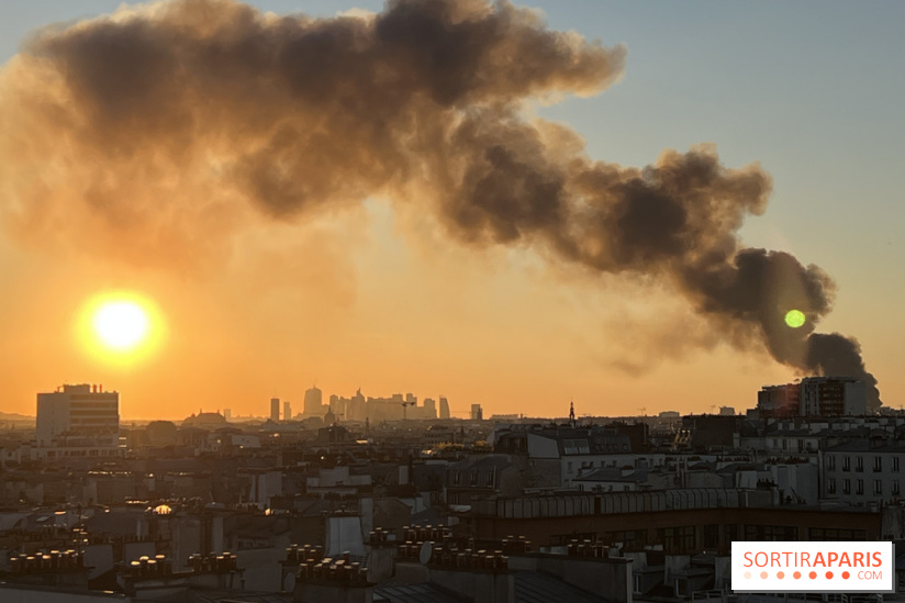 Paris : Incendie en cours dans le nord de la capitale