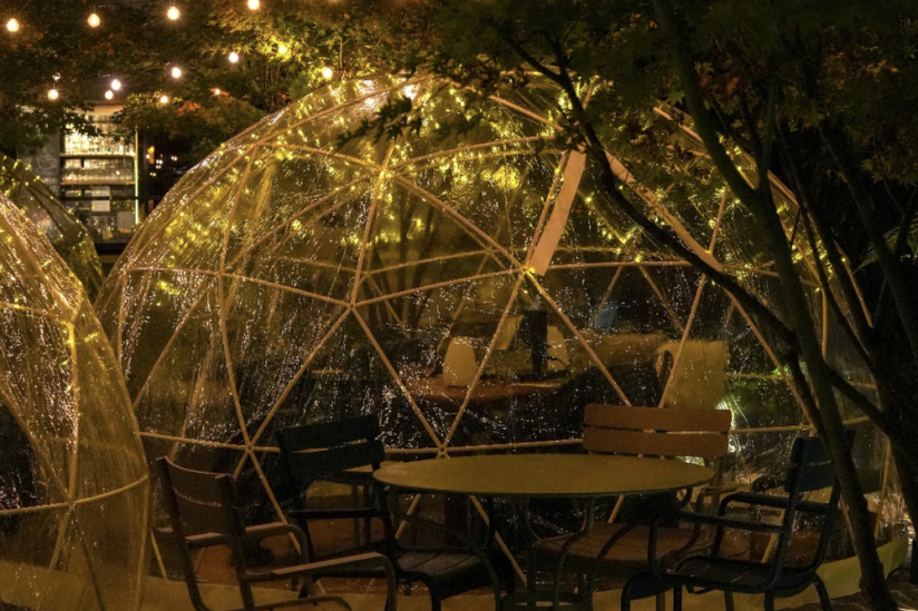 L'hôtel Grand Quartier dévoile 4 igloos sur sa terrasse d'hiver avec raclette à volonté