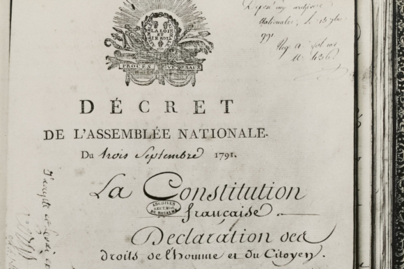 Éphéméride du 3 septembre à Paris : L'adoption de la première Constitution française à Paris