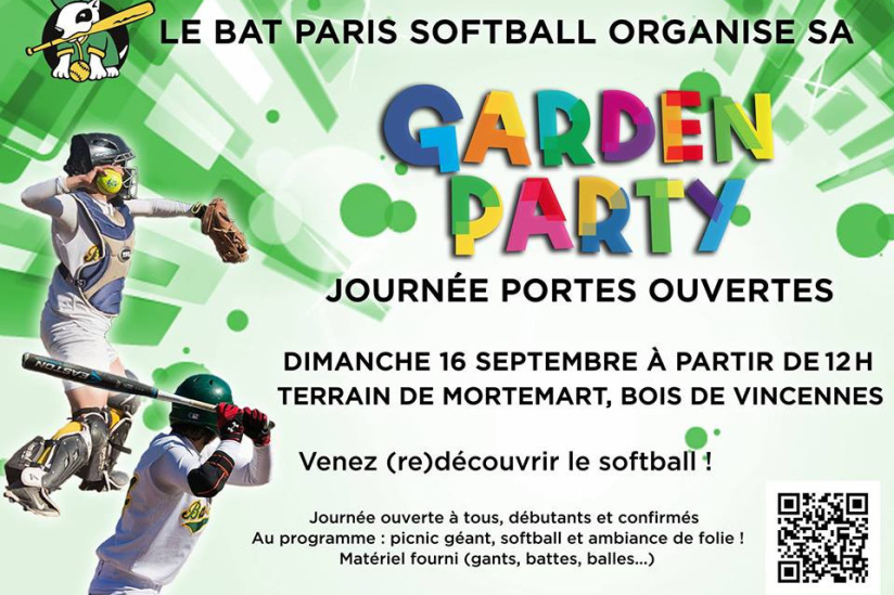 Initiation au softball aux portes ouvertes du BAT Paris Softball Club