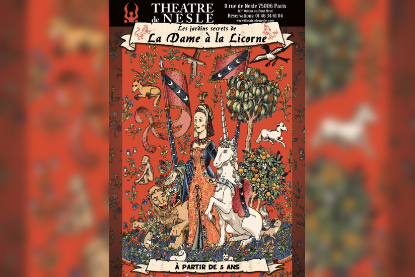 Les jardins secrets de la Dame à la licorne au Théâtre de Nesle