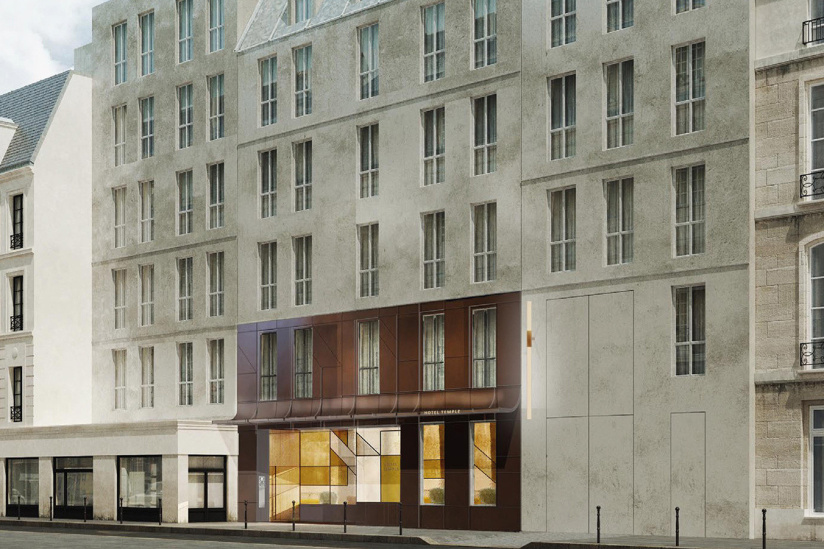 Ouverture en 2019 de l'hôtel Sinner, dans le Marais 