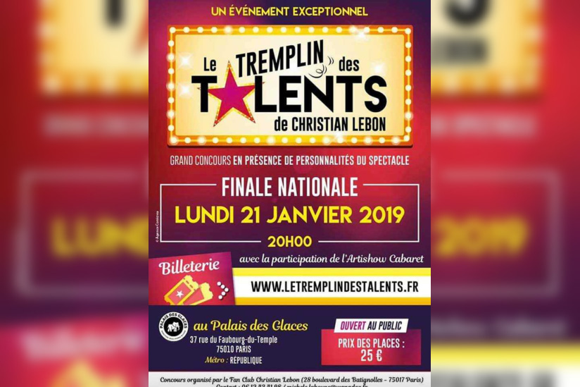 Le Tremplin des Talents 2019 au Palais des Glaces