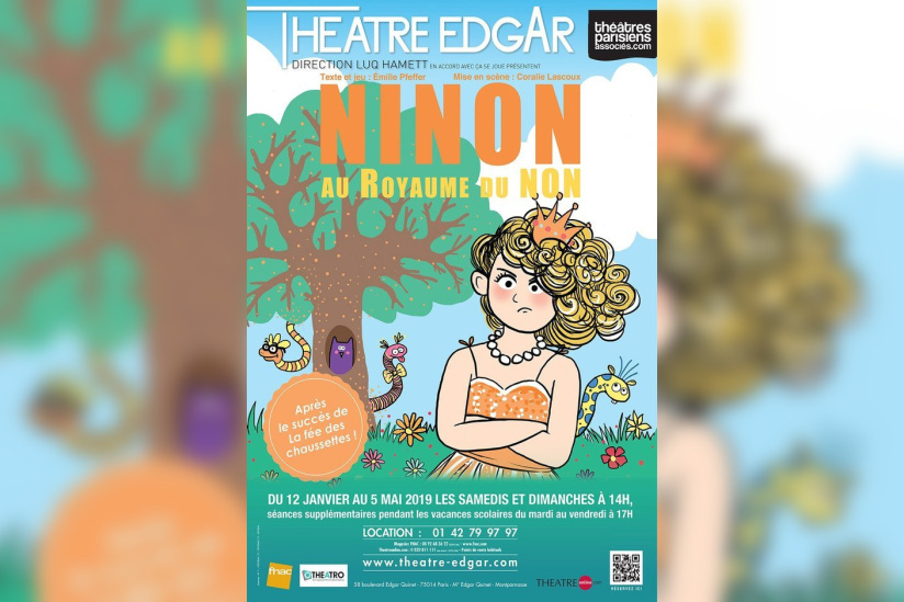 Ninon au royaume du non au Théâtre Edgar