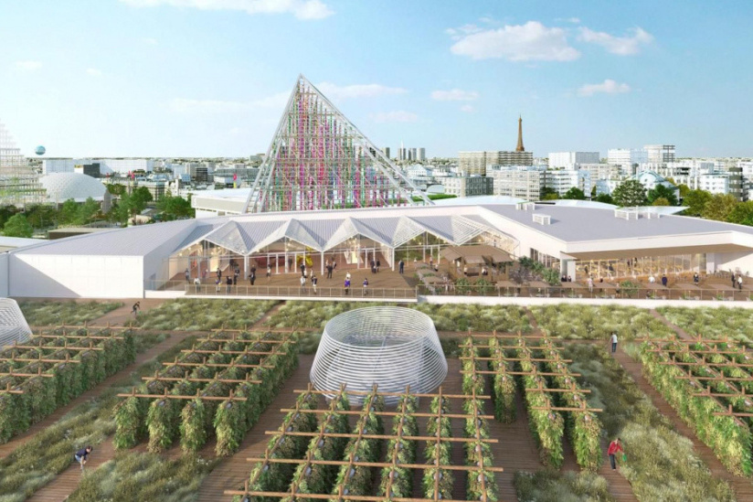 Paris : la plus grande ferme urbaine au monde sur le toit du Parc des Expositions